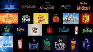 Walt Disney Animation Movie Trailers "All At Once" Volume 3 (1999-2023) Updated