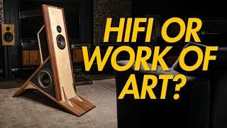 Building a true high-end loudspeaker with solid walnut and maple