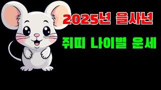 을사년 쥐띠 나이별 운세 #쥐띠운세#양산점집#경남점집#부산용한점집#울산유명한점집