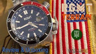 RGMT Terrain 300m Multi-Purpose Watch - Review & Unboxing (RG8010 / Seiko NH35A)