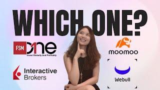 琳琅满目的交易平台，Moomoo， Interactive Brokers，FSMone,  哪款交易平台更适合你？