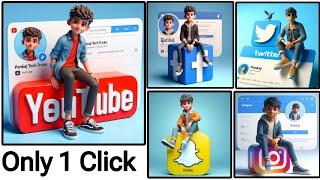 Trending Social Media Profile Name Photo Editing | Viral Photo Editing | Bing Ai Image Generator