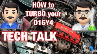 HOW TO TURBO YOUR CIVIC - EVERYTHING I'VE LEARNT D16 CIVIC EBAY BUILD