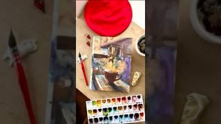 Новый урок в моем клубе boosty.to/dariart #акварель #урокрисования #акварельнаяживопись