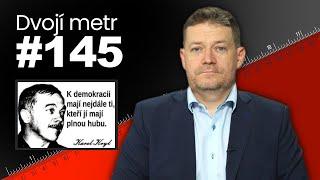 Dvojí metr #145: Přešlap roku. Vláda bere zpátečku. 2% hráz proti extrémismu. Nebinární Hermiona.