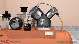 How does an Air Compressor work? (Compressor Types) - Tutorial Pneumatics