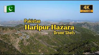 Drone Shot of Beautiful Haripur Hazara, Pakistan  | [4K] UHD