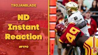 "Another USC MELTDOWN!" | USC - Notre Dame Instant Reaction