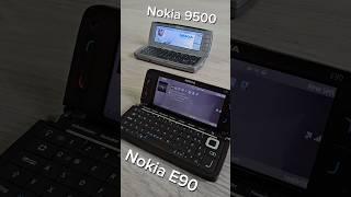 Nokia 9500 Communicator vs E90 #nokia #business #phone #throwback #short #oldschool #tbt #90skids