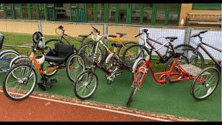 Cycles available at Vivacity's Adapted Cycling sessions in Peterborough, UK