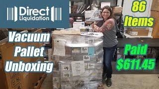 Vacuum Pallet Unboxing - Direct liquidation - Will I make money? What is the condition? - Reselling