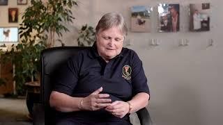 How the Eye Guide MC works: demonstrated by Inventor Sandra McDonough