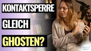 Ist eine Kontaktsperre „ghosten“? [4 wesentliche Unterschiede]