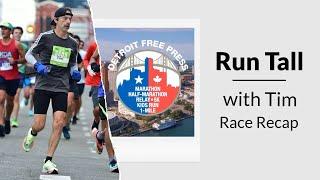 Detroit Free Press Marathon | October 16, 2022 | Race Recap