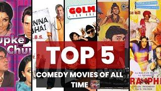 Top 5 Best Comedy Bollywood Movies of All Time in Hindi | CINESUTRA