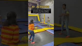 Biggest trampoline park in Hyderabad  || Fly zone Gandipet || Delectable cravings