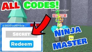 *ALL* NINJA MASTERS CODES!? *NEW*