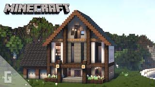 Large Modern Suburban House Tutorial | Minecraft