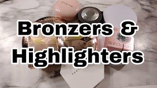 2023 Makeup Inventory- Bronzers & Highlighters