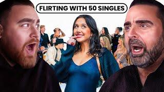 LosPollosTV And Dad React To flirting with 50 strangers | season 5