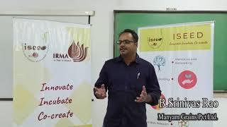 Enterprise pitch by B. Srinivas Rao from Manyam Grains Pvt. Ltd. - ISEED EDP BMSE Cohort V