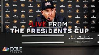 Jim Furyk gets fiery with media ahead of competition | Live From the Presidents Cup | Golf Channel