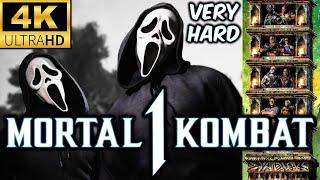 MK1 *GHOSTFACE* VERY HARD KLASSIC TOWER GAMEPLAY!! (MAVADO AS KAMEO) 4K 60 FPS (NO MATCHES LOST)