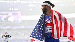 Noah Malone, through the rain, claims second medal of Paris Paralympics | NBC Sports