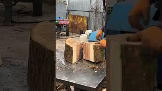 Quick and easy splitting wood #recommended