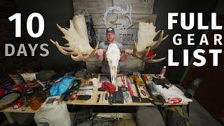 Alaska DIY Moose Hunt Gear Dump (in-depth list)