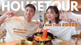 HOUSETOUR OF OUR RENTED DUPLEX HOUSE FOR 2 MONTHS | FAREWELL MEAL BEFORE RETURN TO OUR HOME.