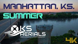 Welcome to Manhattan, Kansas - Drone Video