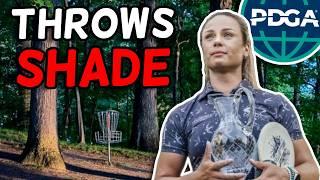 Kristin Tattar Throws Shade At The PDGA