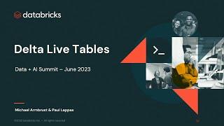 Delta Live Tables A to Z: Best Practices for Modern Data Pipelines