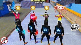 NO INTERNET PRANK | FREE FIRE FUNNY GAMEPLAY | NADIYA FF