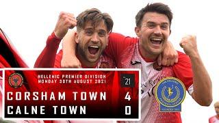 Corsham Town FC 4 V 0 Calne Town FC - Hellenic Premier Match Highlights