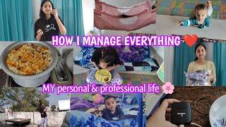 How I manage my personal & professional Life with my 7 months old baby ️|| The Zara World