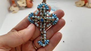 Diy video tutorial  ,,FEDE,, #pendente #pendant #cross #croce