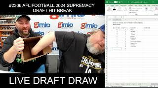 #2306 AFL Select Football 2024 Supremacy Box Draft Hit - Live Card Break (26/09/2024)