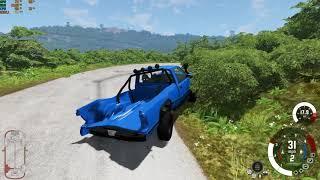 BeamNG Voiture mal en point