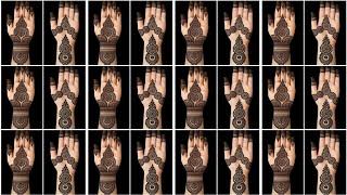 Mehndi design simple front hand|front hand mehndi design|mehandi ki design|mehndi design easy mehndi