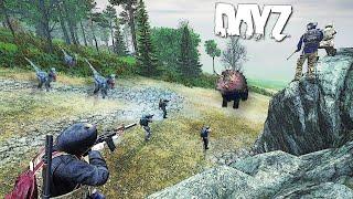 My First Adventure Surviving on a Dinosaur Island in DayZ...