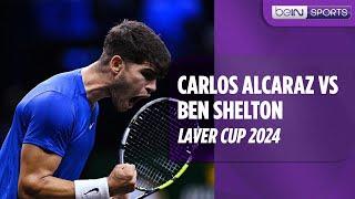 Carlos Alcaraz vs Ben Shelton | Match Highlights | Laver Cup 2024