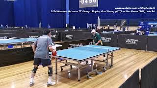 2024 National Veterans TT Champ, Singles, Fred Huang (ACT) vs Ken Mason (TAS), 4th Set