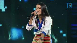 Pramila Baniya "Mathi Mathi Sailungema" | The Voice of Nepal Season 5 -2023