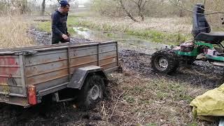 минитрактор своими руками с ломающейся рамой