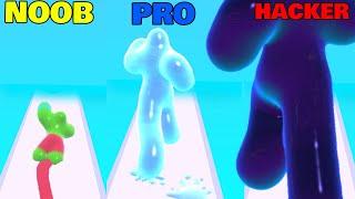 NOOB vs PRO vs HACKER in Blob Runner 3D