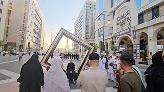 Update terkini masjid nabawi || madinah street view - 4K Walking tour & travelling.