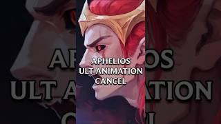 Aphelios Ultimate Animation Cancel  #leagueoflegends #aphelios