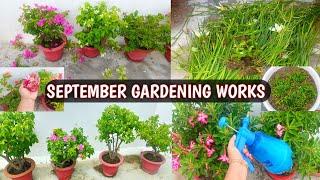 SEPTEMBER GARDENING WORKS | MONTHLY IMPORTANT GARDEN WORKS 